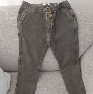 Taylor Stitch Olive Waffle Knit Pants